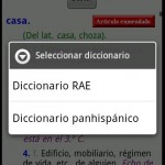 Selección de diccionario